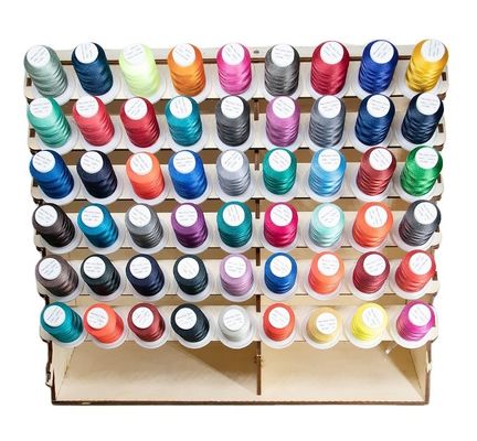 Boho Multi Color Polyester Borduurdraad 120d/2 1000Y voor machinebehoeften