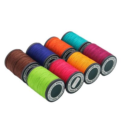 35 g Gewicht Plastic Cone Linen Waxed Thread voor leer naaien 70m in kegel materiaal