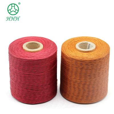 Platte ronde 0,6 mm 0,8 mm 1 mm polyester gevlochten gewassen draad voor sieraden accessoires