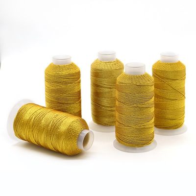 Goud- en zilveren zijde meervoudig draad DIY metalen garensdraad voor het maken van sieraden