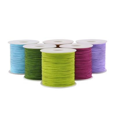 2 Ply Singal kleur of regenboog kleur Nylon koord draad voor Chinese knopen Macrame koord