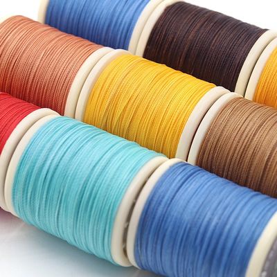 Handgemaakte lederen naaldwas draad 150D/16 Sterkte Polyester gebreide touw voor doe-het-zelf