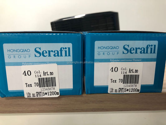 100G Gewicht Duurzaam naaigarn voor tas en schoenen 1300Y Lengte Tex70 Serafil Polyester