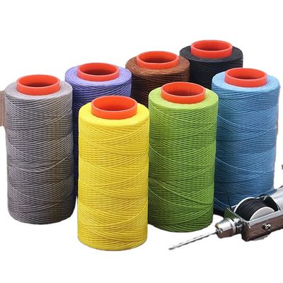150D gewassen boekbindend draad voor beginners Lederen handwerk doe-het-zelf tassen Ring gedraaid