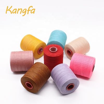 Ledernaad 1.0 mm Flat Waxed Polyester Line voor op maat gemaakte gebreide decoraties