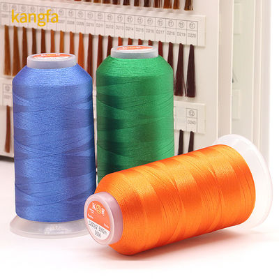 4000 Yard Kangfa 120d/2 Polyester 100% industrieel borduurdraad voor borduurmachine