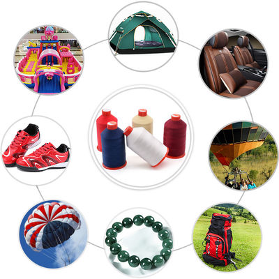 Multicolor Tex135 Nylon gebonden draad voor high tenacity naaien in sofa leer en schoenen