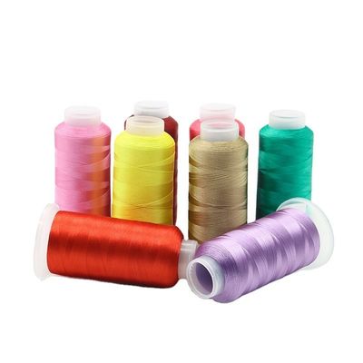 4000 Yard 120D/2 filament polyester draad voor borduurmachine gekleurde patroon kleding