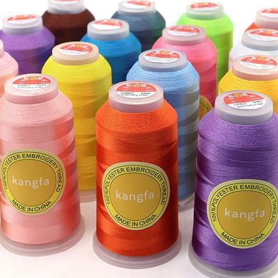 Transparante kegel 720 kleuren 120D / 2 machine borduur draad 4000y met hoge sterkte