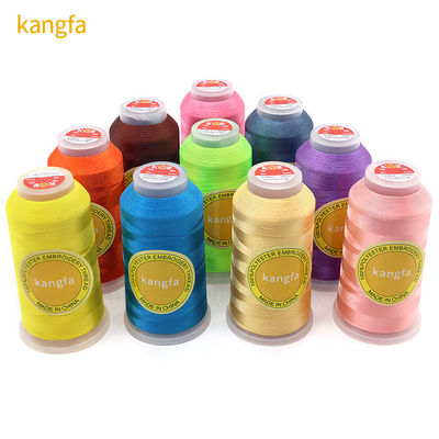 Transparante kegel 720 kleuren 120D / 2 machine borduur draad 4000y met hoge sterkte