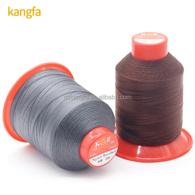 High Tenacity Tex70 Nylon Bonded Thread for Sewing Sofa Leather Shoes in Dyeed Pattern
