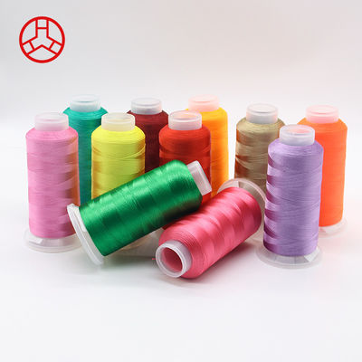 4000 Yard 120D/2 Filament geverfd polyesterdraad voor borduurmachine Patroon geverfd