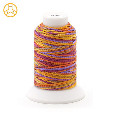 12g 18PLY 40 kleuren 100% polyester meerkleurig naaigarn Polyester vlecht