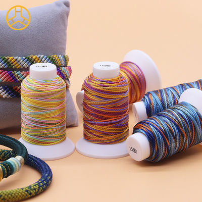 12g 18PLY 40 kleuren 100% polyester meerkleurig naaigarn Polyester vlecht