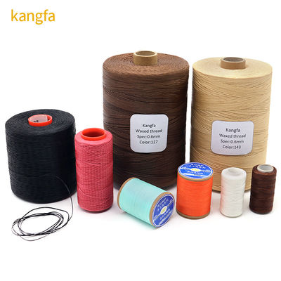 400 g Textured Polyester Wax Bonded Braided Thread voor lederen naaigarn 210D/16