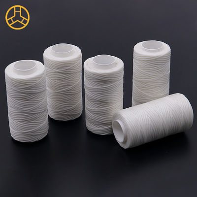 Kangfa 50M/rol 0,8mm Vlak gewassen draad voor leren ambachtelijke schoenen zak Gordel boho Weaving