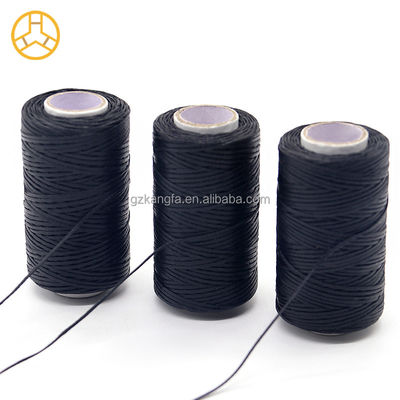 Kangfa 50M/rol 0,8mm Vlak gewassen draad voor leren ambachtelijke schoenen zak Gordel boho Weaving