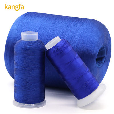 1.25-1.5kg Nettogewicht/kegel Geverfd hoogsterkte polyestergarens 120D/2 voor aanpassing