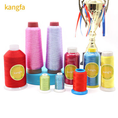 Polyester / viscose borduurdraad 5000 Yard Mercerized voor borduurmachine