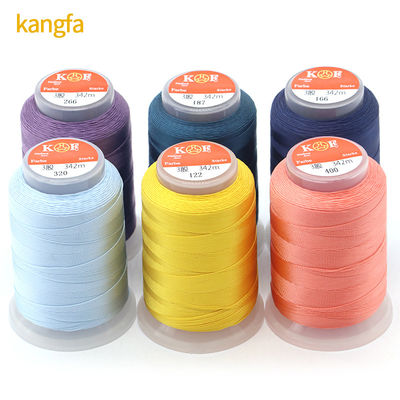 100% polyester chemisch bestand naaigarn voor leer 30 g sterkte polyester