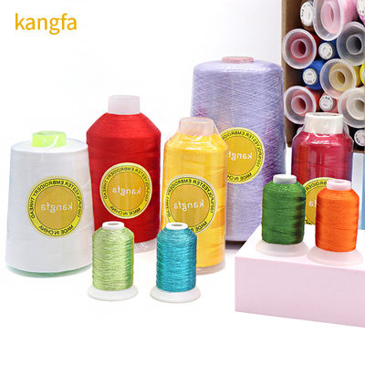 150D/2 100% polyester borduurmachine draad voor kruis steken 720 kleuren 5000m 160g