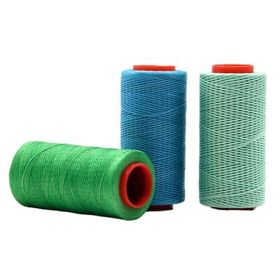 200m 0,8mm Vlak gewassen draad voor leer 100% polyester Patroon Gewassen garen Aantal 250D/16