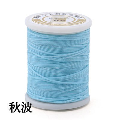 Multicolor 50 meter gewassen polyester naaigraad voor doe-het-zelf gereedschap handnaad 0,8 mm