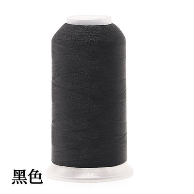 5500 Yards Zwart 900 Borduurdraad 40wt 100% polyester voor machinepatroon geverfd