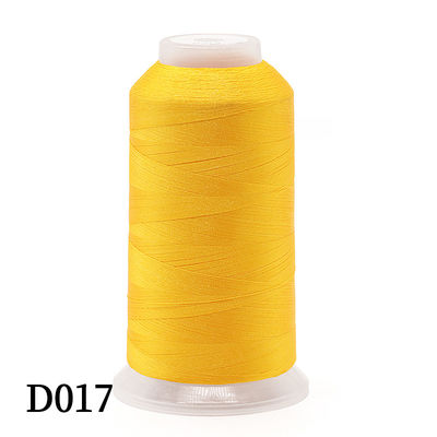 5500 Yards Zwart 900 Borduurdraad 40wt 100% polyester voor machinepatroon geverfd