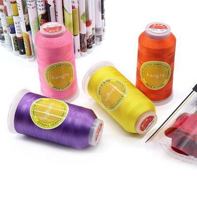 5000m 160g Mercerized Borduurdraad voor Borduurmachine 150D/2 100% Polyester