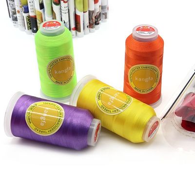 5000m 160g Mercerized Borduurdraad voor Borduurmachine 150D/2 100% Polyester
