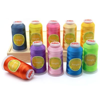 5000 Yard Polyester Borduurdraad voor kruisstick Vibrant Geverfd Patroon en Duurzaam