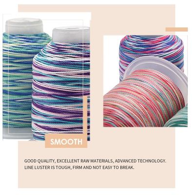 Hoogtemperatuurbestendige 100G Gewicht 15lagen Regenboog Weefwerk Polyester draad