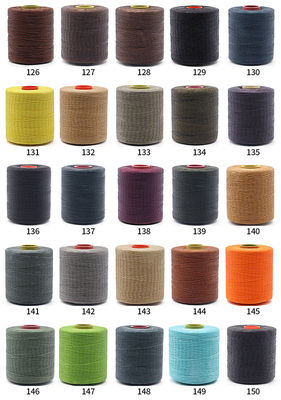 400 g polyesterwas gebonden gevlochten draad voor lederen naaistraat 250D/16 1,1 mm