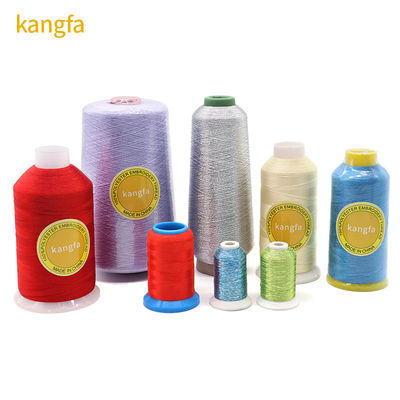 MERCERIZED 5000m 150D/2 100% polyester draad voor borduurmachine gekleurd kleur 160g