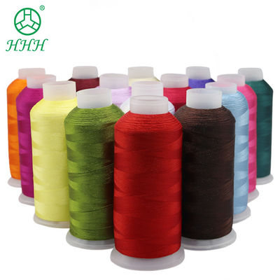 MERCERIZED 5000m 150D/2 100% polyester draad voor borduurmachine gekleurd kleur 160g