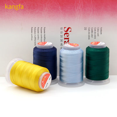 100 g netto gewicht kegelsterkte polyester draad voor matraszakken Gratis monster inbegrepen