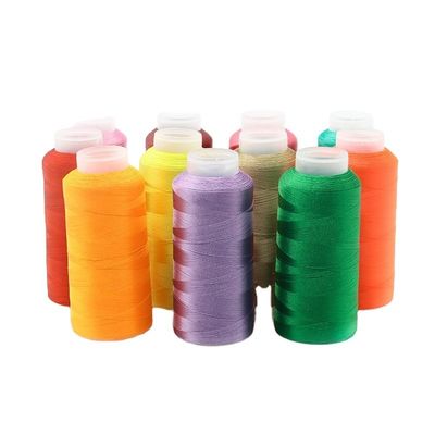 Polyester/Nylon 120D/2 4000 Yard Borduurdraad 100g Gewicht voor Borduurmachine
