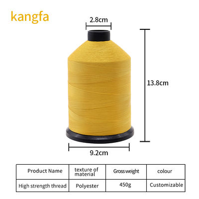 450 g High Tenacity Tex135 420D/3 Polyester lederen naaidraad met hoge sterkte