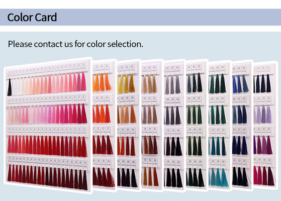 720 kleuren/ gemengde kleuren/ zuivere kleuren polyester draad voor borduurmachine