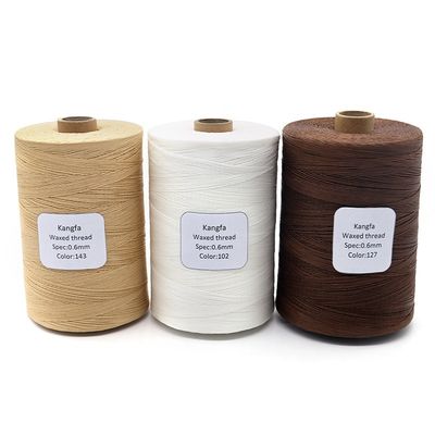 1 kg per kegel Platte wasdraad 150D/16 Polyester voor lederwaren Chemische weerstand