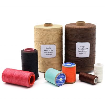 1 kg per kegel Platte wasdraad 150D/16 Polyester voor lederwaren Chemische weerstand