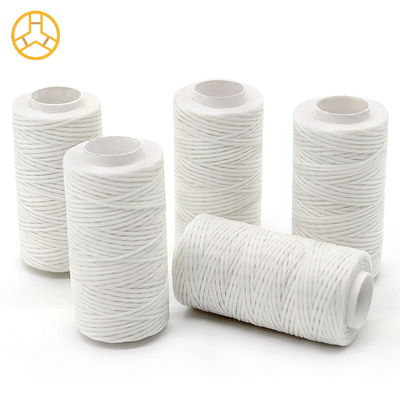 100% polyester 50m 210D/16 Handnauwd Lederaad Flat Wax Thread Carton 54*28.5*25cm