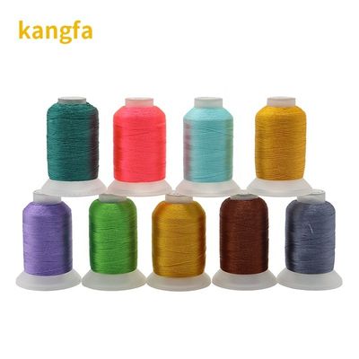 Kangfa Kleine kegel 1000M 40 Kleuren 100% Polyester Borduurdraad Professionele kwaliteit