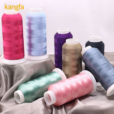 Laag krimpend 120D/2 Garensgetal 100% Polyester draad voor borduurmachine 4000 Yard