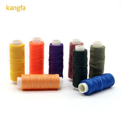 Op maat gemaakte 9voudige ronde gewassen draad voor met de hand genaaid leer 100% High Strength Polyester