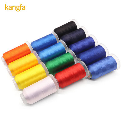 Boho Style 5000 Yard 120D Geverfde Kleur Polyester Borduurdraad voor Borduurmachine