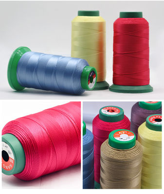10% polyester naaimachine draad voor leer bekleding 115G MERCERIZED sterkte