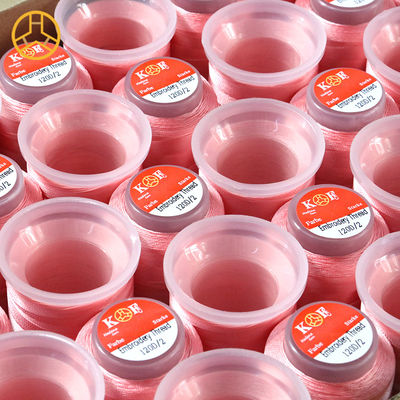 Kleine kegel set van 40pcs 120D / 2 polyester borduur draad 1000Y en OEM / ODM geaccepteerd