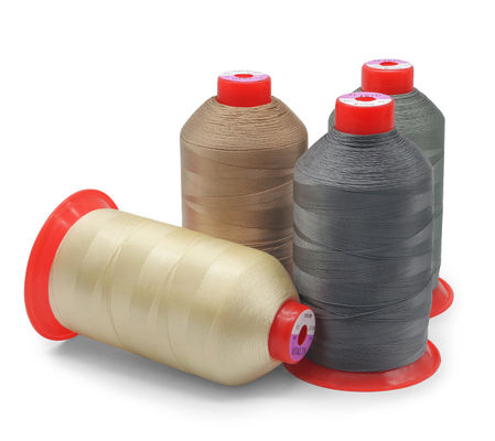 Zwarte 250 g hoogsterkte nylon draad Nylon N66 gebonden naaigraad voor het weven in kleur